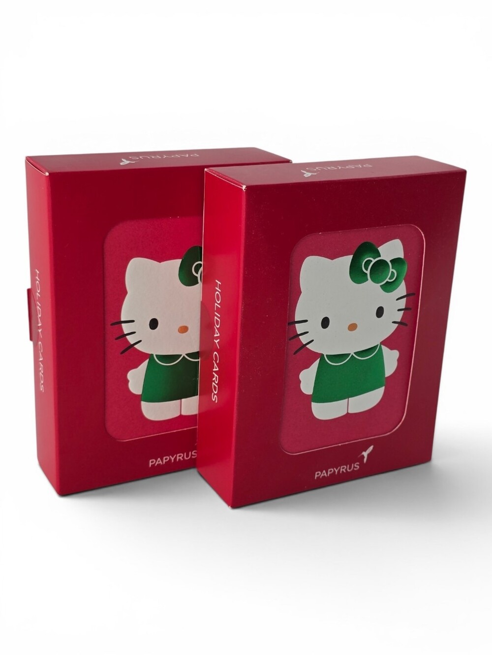 NWT Papyrus Hello Kitty Holiday Cards Pack of 2 Boxes Christmas Note 40 Count